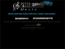 Tablet Screenshot of billyhalemusic.com